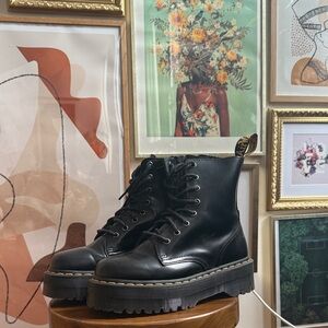 Dr. Martens Jadon Black Lace Up Boots